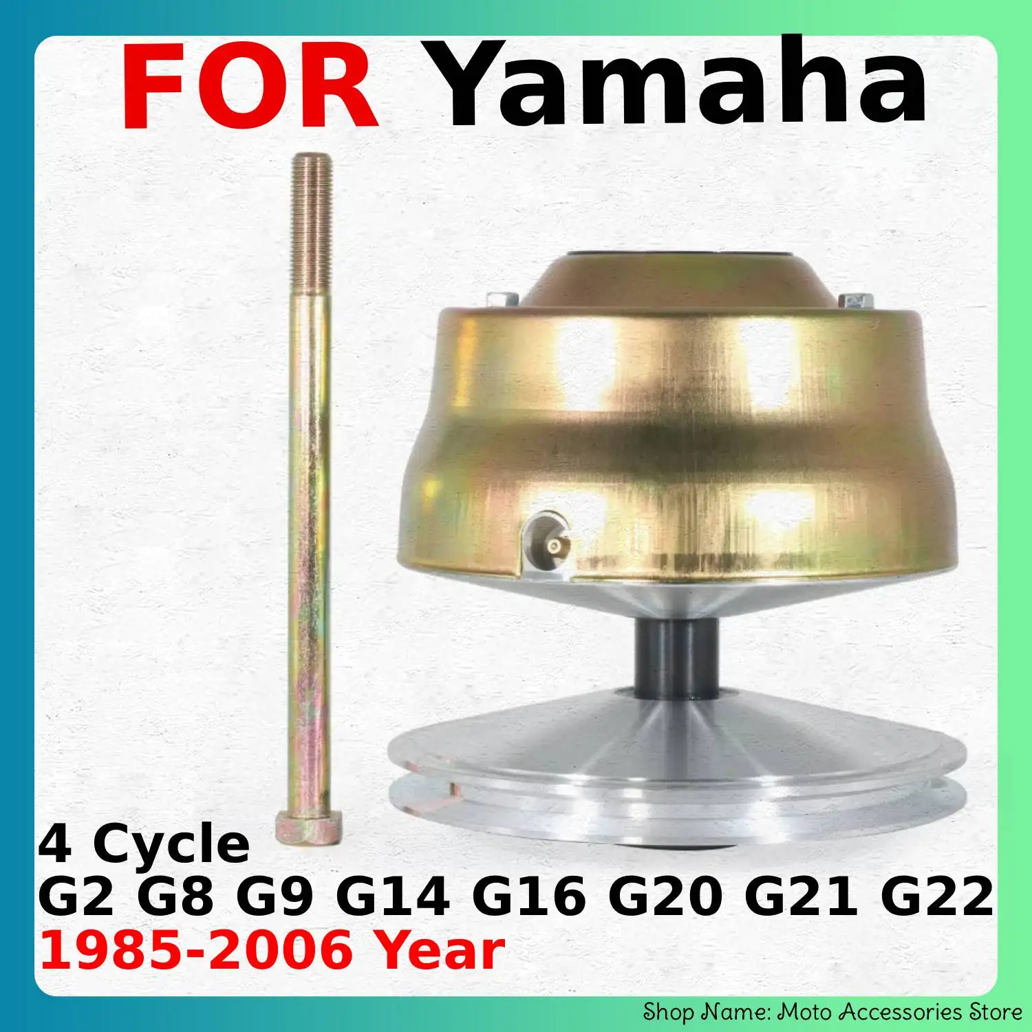 Motorcycle main transmission clutch For Yamaha 4 Cycle G2 G8 G9 G14 G16 G20 G21 G22 1985-2006