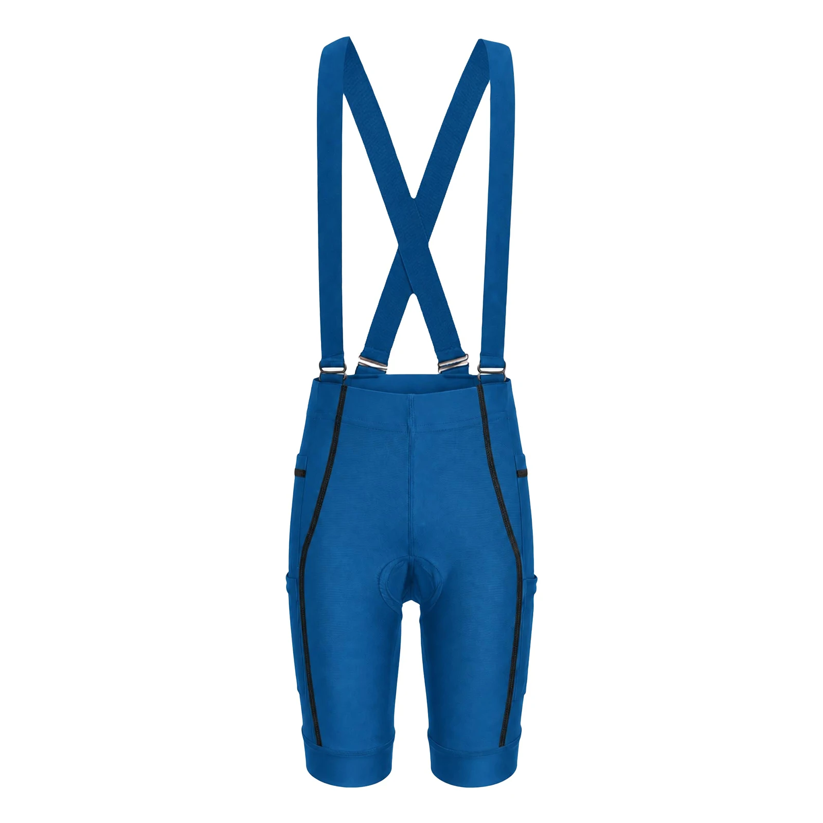 Kids Boys Cycling Bib Shorts Sportswear Contrasting Trim Bike Padded Suspenders Shorts Mountain Training Tracksuit Bodysuits