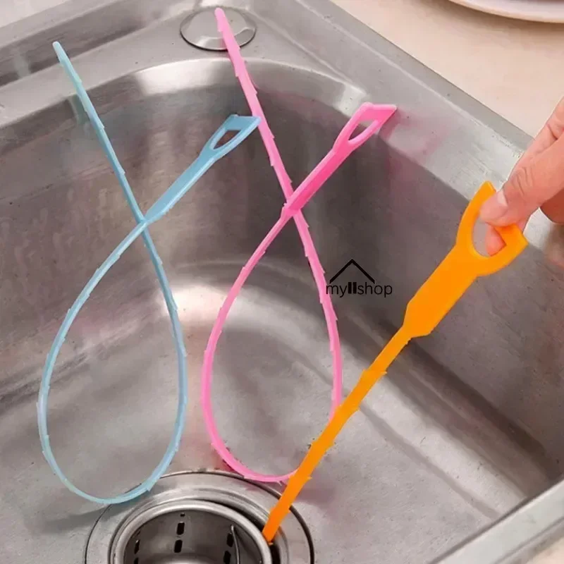 Sewer Cleaning Hook Dredging Spiral Brush Bathroom Sewer Hair Catcher Clog Plug Hole Remover Tool Sink Drain Cleaning Tools