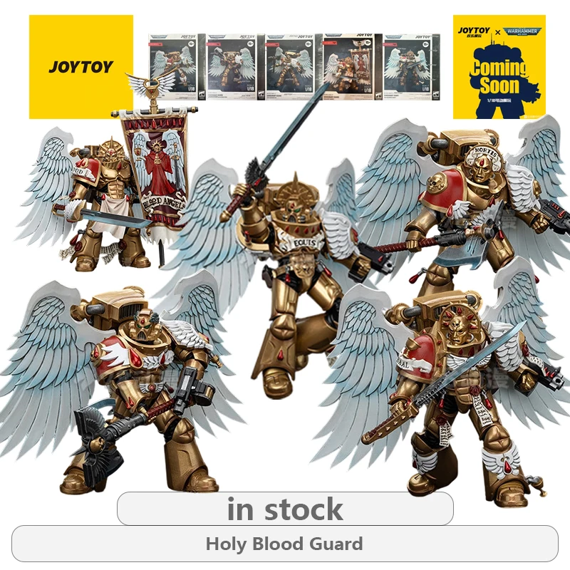 

JOYTOY Original Warhammer 40k Blood Angels Series Holy Blood Guard Anime Action Figure Model Toys Movable Model Gifts Fo Boys