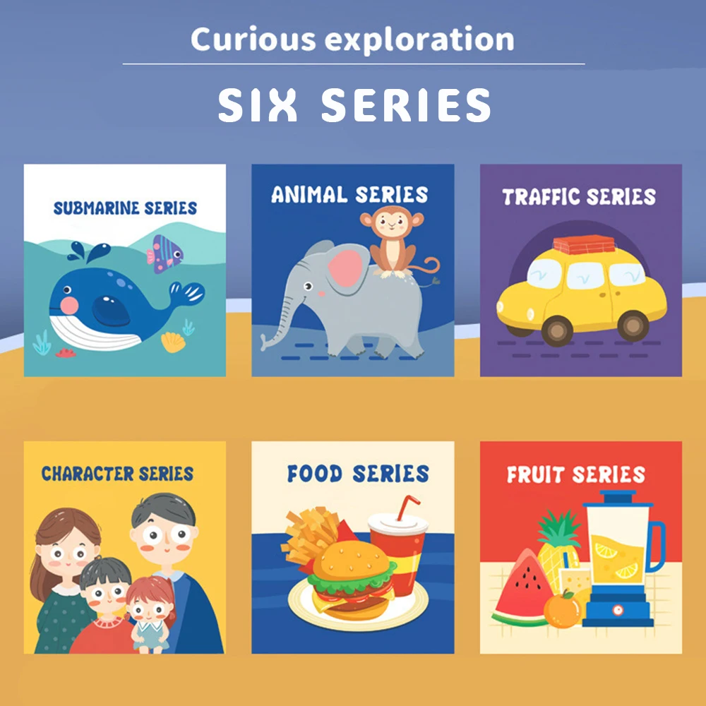 Educational Books Children Fabric English Learning Developmental Book Initial