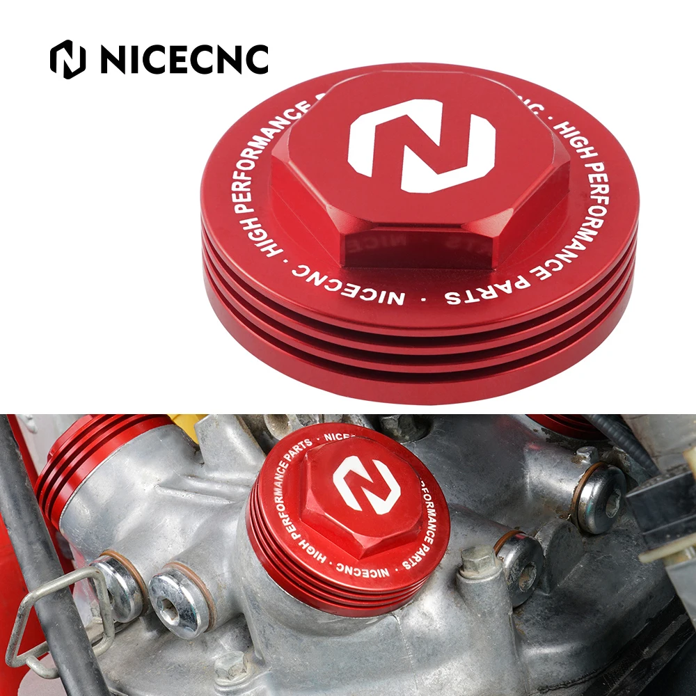 NICECNC Motocross Aluminum Valve Tappet Cover For Honda XR650L XR 650 L 93-24 XR600R 1985-2000 XR350R XR500R XL350R XL600R Red