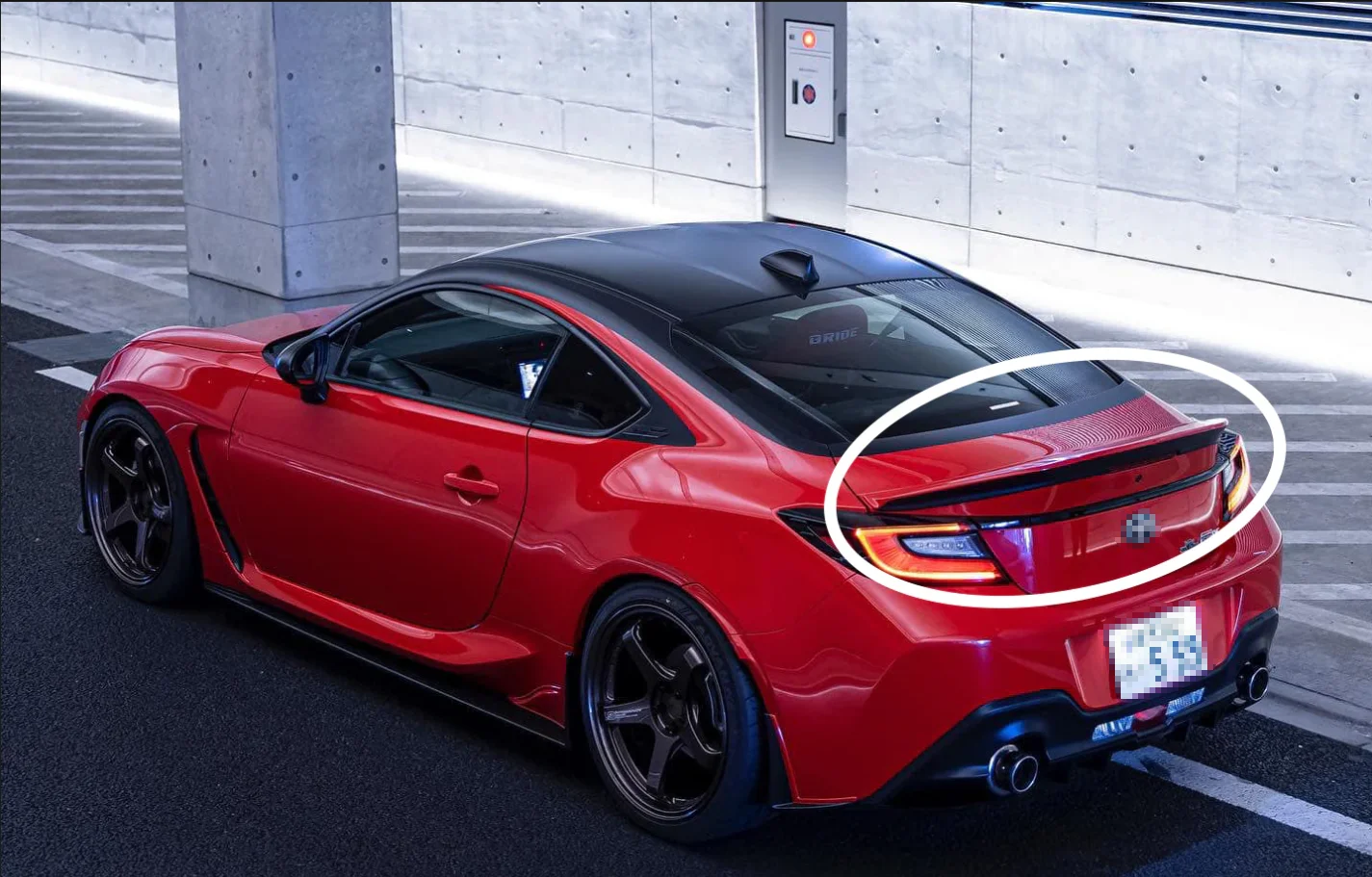 

Auto Pop-Up Trunk Struts for Toyota 86/GR86 ZN8 2021-present Coupe With Spoiler Automatic Opening Gas Lift Supports with Spring