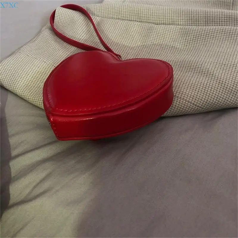 

X7XC Lovely Credit Card Holder Heart Wallet for Women Coin Purse Money Bag