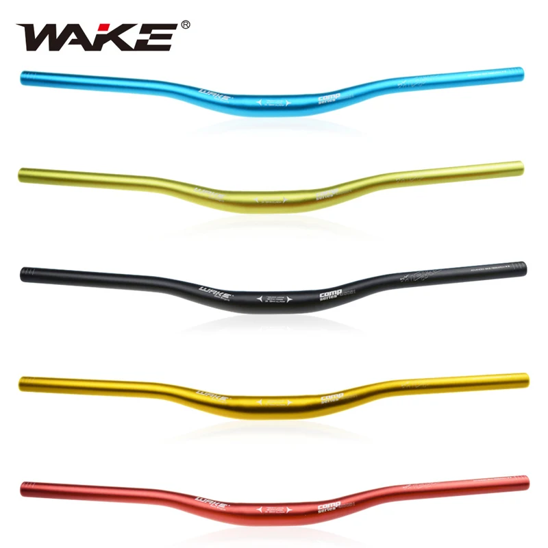 WAKE 31.8mm Bicycle Handlebar 720mm 780mm MTB Handlebar Aluminum Alloy Swallow Handle Bar Ultralight Riser Bar Bike Accessories