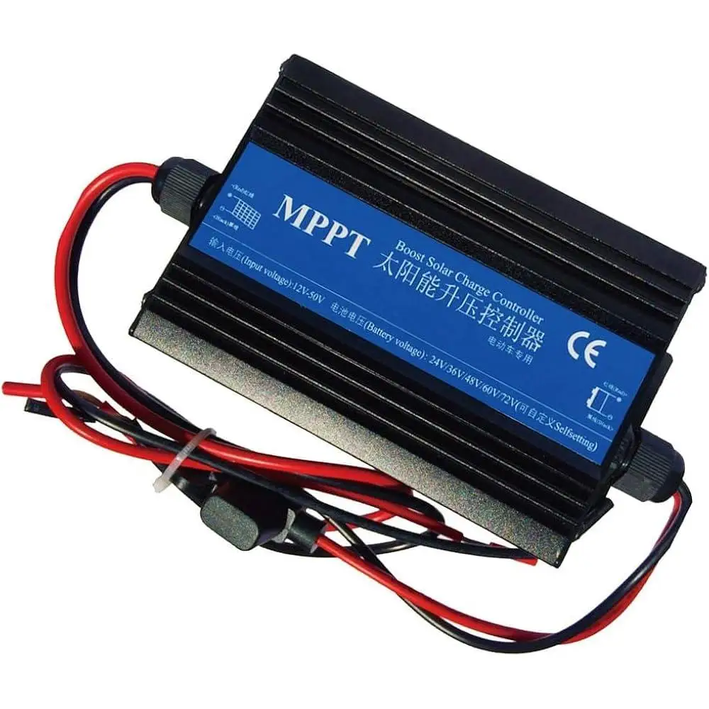 300W MPPT Solar Charge Controller 24V 36V 48V 60V 72V Solar Regulator High Efficiency Overcharge Protection Electric Vehicle