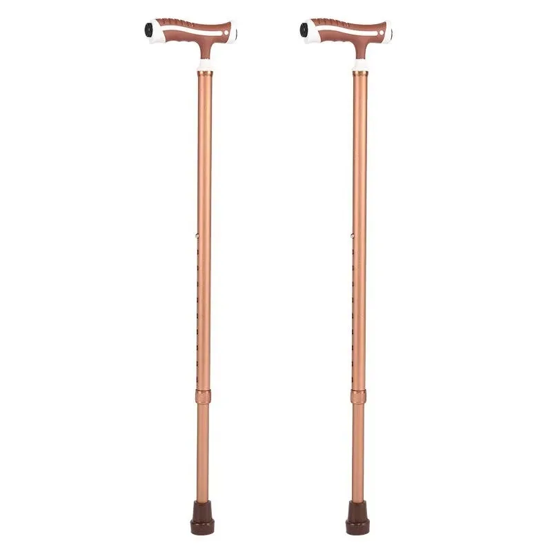 Rubber Tip Aluminum Alloy Telescopic Cane for Elderly 250 lb Capacity Customized Color