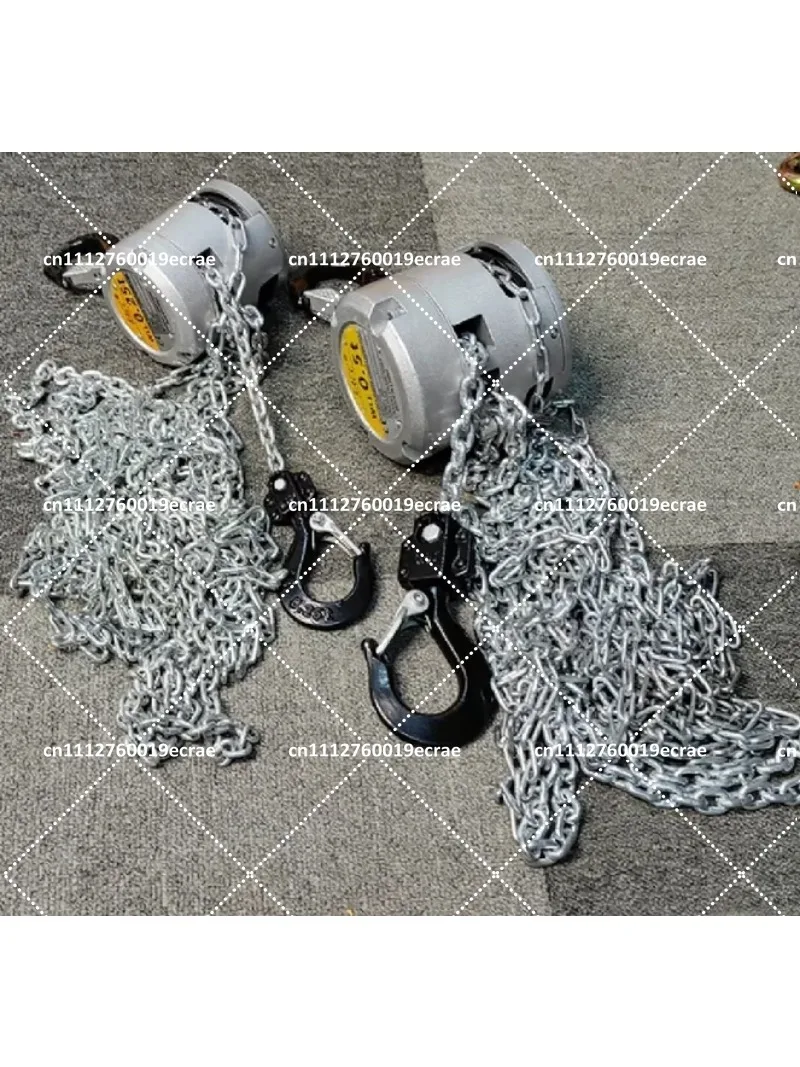 Aluminum Alloy Mini Manual Chain Hoist, Lightweight Small Hand Hoist, Portable Crane Reversing Chain