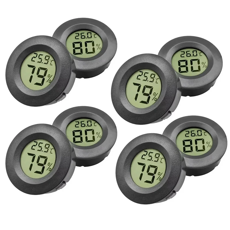 -50~+70°C Mini LCD Digital Thermometer Hygrometer, Fridge Freezer Temperature Humidity Meter Tester Sensor