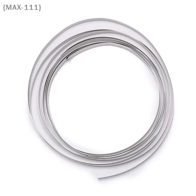【F-MAX111】Pure Nickel Strip for Battery Spot Welding - 2M Length 8mm X 0.15mm Ni Plate Tape, Ideal for Li-ion 18650 Cells image 3