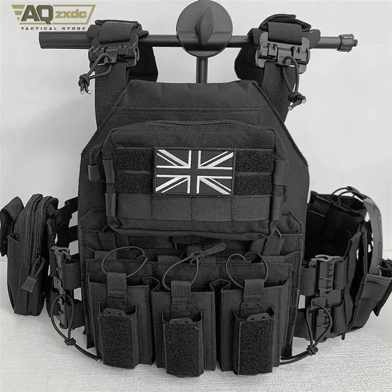AQzxdc Outdoor Tactical Vest Ghost Cos Comic Exhibition Props Equipment Breathable JPC Multifunctional Vest for Wargame Cosplay