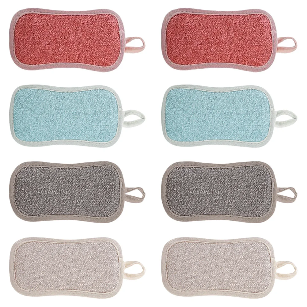 

8Pcs Kitchen Scrub Sponges Heavy Duty Dish Cleaning Sponge Durable Multi Purpose Wok Sponge for Kitchen Bathroom Sink