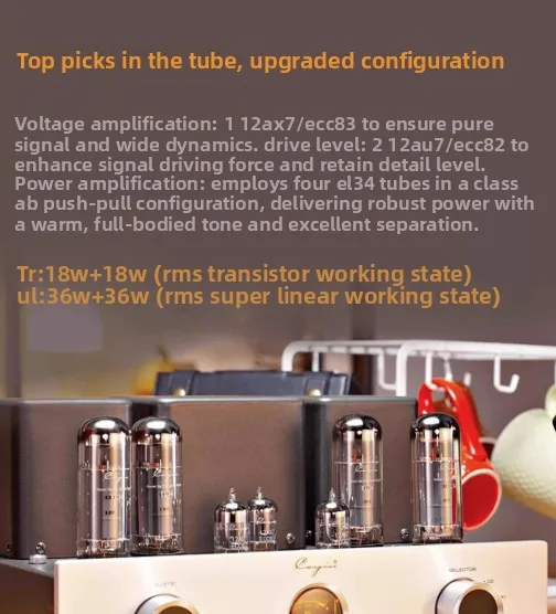 ​​MT-35MK3 Integrated Tube Amplifier - High-Fidelity Vacuum Tube Amplifier for Audiophile Systems​​