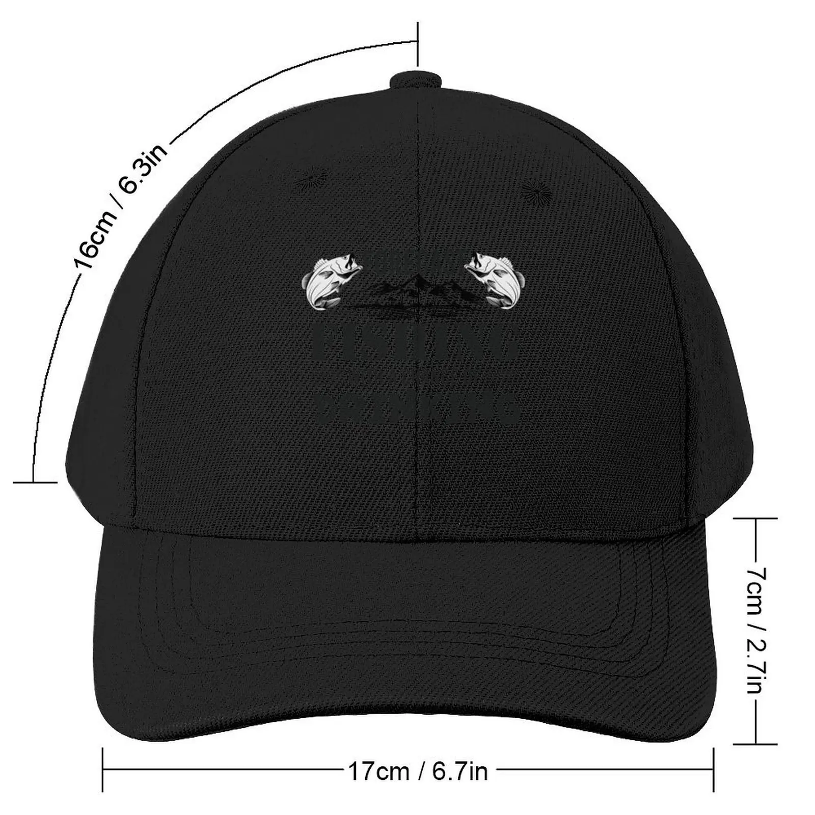 Weekend forecast fishing with a chance of drinkingCap Baseball Cap Vintage Horse Hat Icon Caps For Men Women's