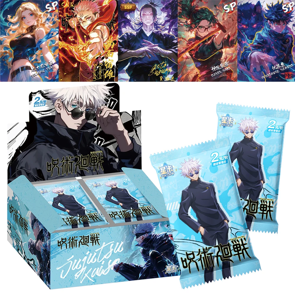 

Wholesale 2025 Latest xingka Jujutsu Kaisen Collection Card Anime JJK Gojo Doujin CCG Hobby Game Cards