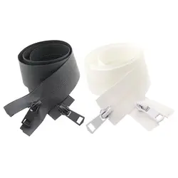 Double Headed Reverse Nylon Waterproof Zipper Durable Jacket Invisible Zipper Double Slider Zip DIY Sewing Tools & Supplies