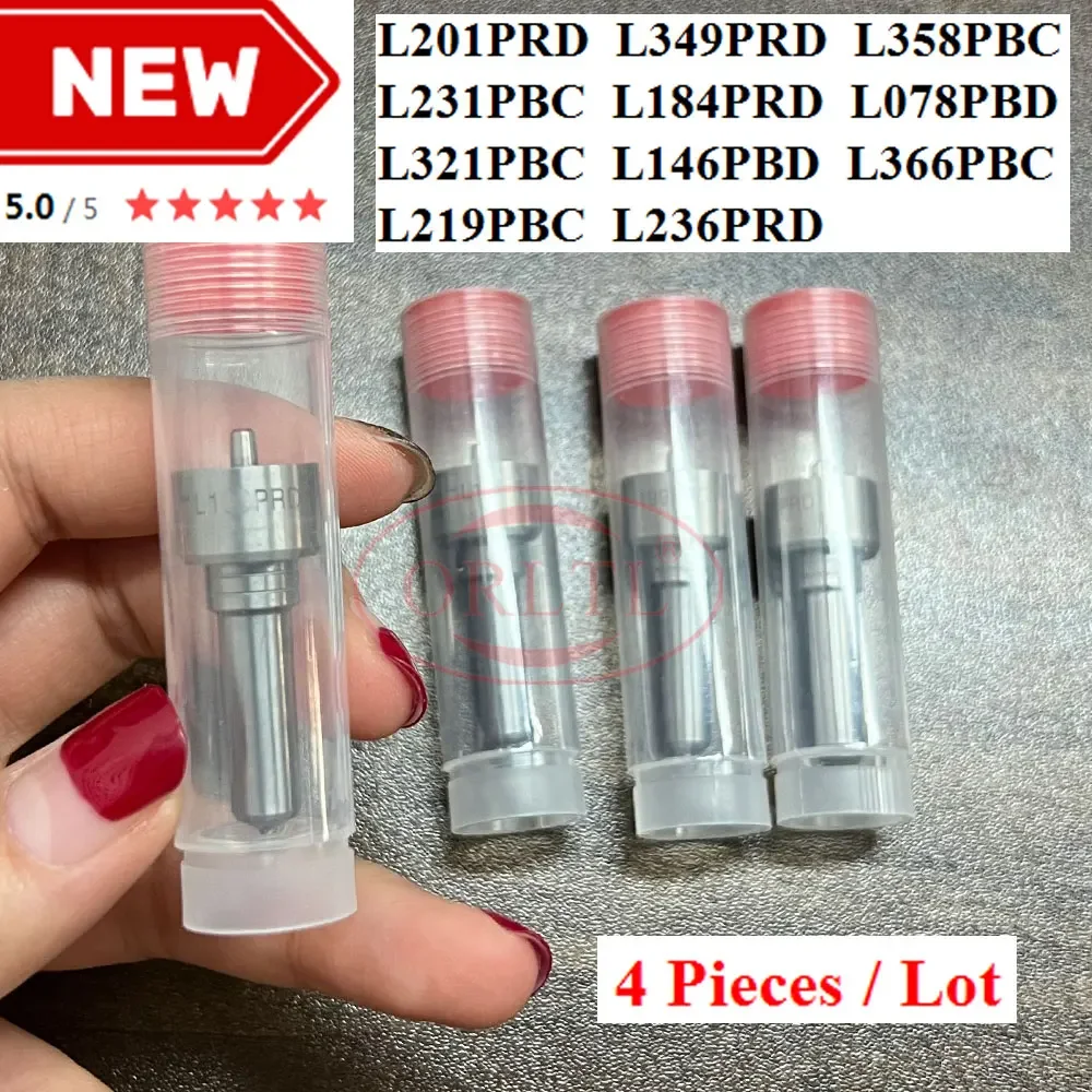 L078PBD L321PBC L201PRD L349PRD L146PBD L358PBC L231PBC L184PRD L366PBC L219PBC L236PRD For Euro 3/4 Diesel Nozzle 4PCS