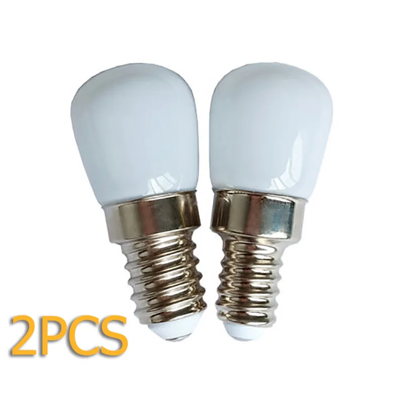 

2X E14 E12 Led Bulb 2w Refrigerator Light For Freezer Cold/Warm White 220v 12v 24v For Bedroom For Fridge Bulbs For Home Decor