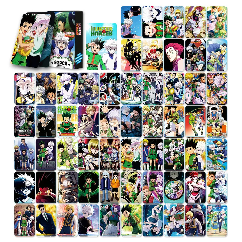 NEW 92 PCS Anime Hunter x Hunter Lomo Card Double-sided Hd Color