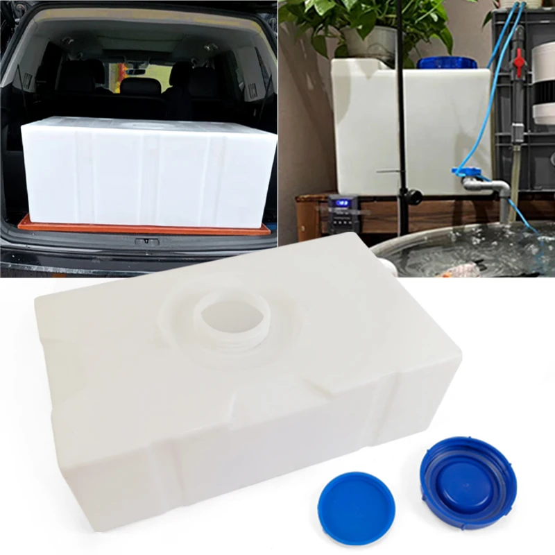 70L Diesel Fuel Tank RV Water Tank Transformation Horizontal Car Water Tank Plastic Bucket High Temperature Square Water Bucket