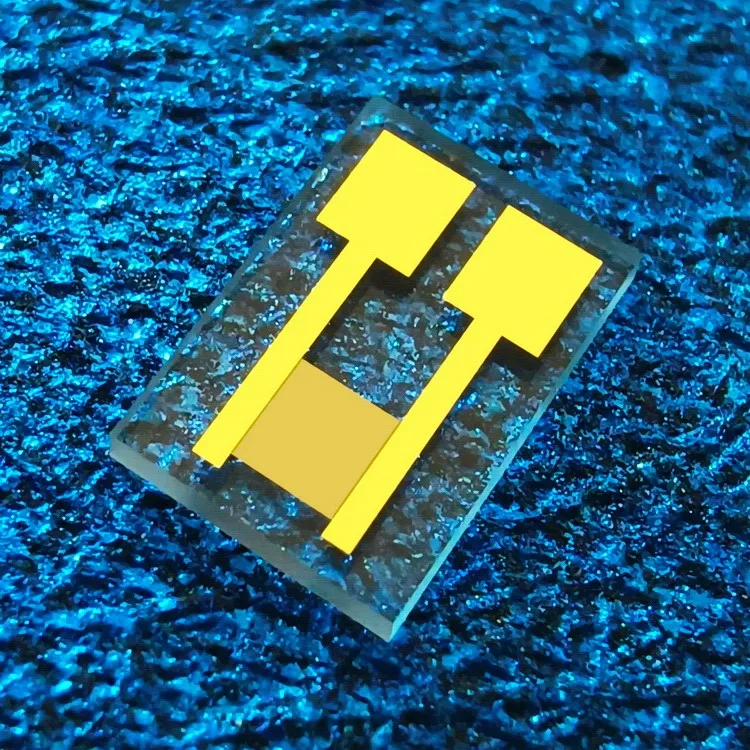 5Micron transparent interdigital electrode quartz glass gas humidity biophotoelectric detection MEMS