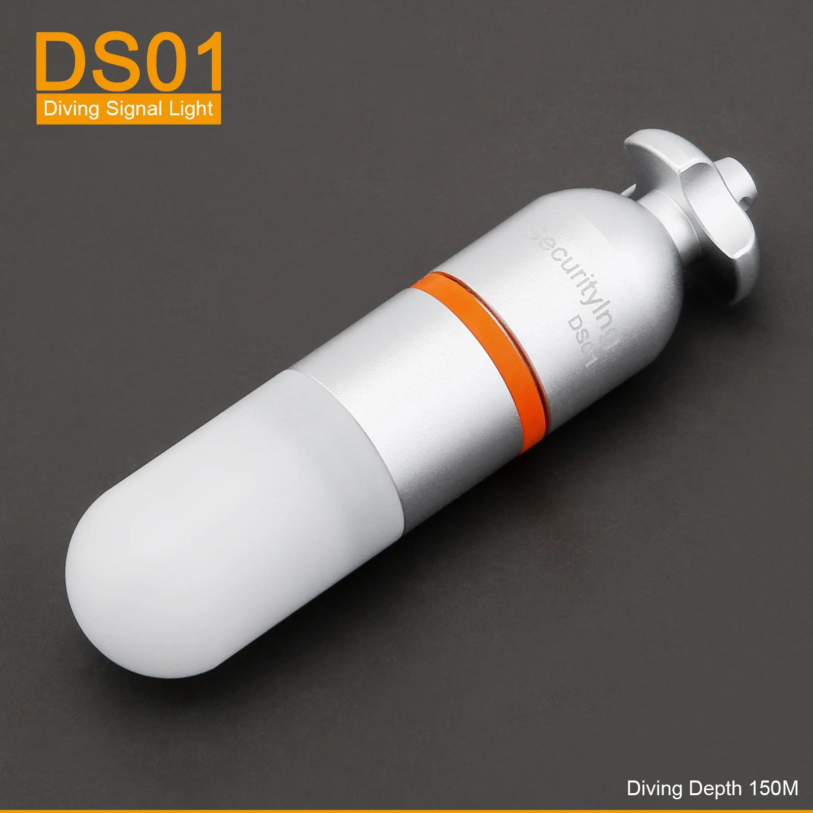 SecurityIng-DS01 Scuba Dive Strobe Beacon, Luz de Sinal De Mergulho, Mergulho Noturno, Luz Piscando Marcador, Bateria AAA, 150m