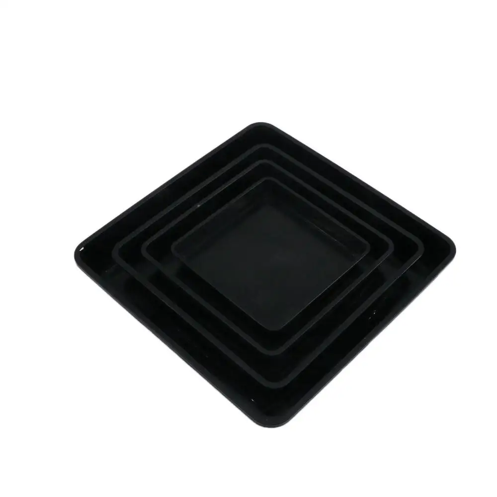 Durable Square Home Daily Indoor Garden Supplies Flower Pot Tray Drip Tray Planter Tray