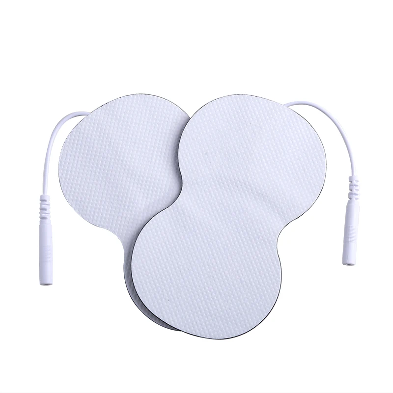 Cuscinetti di ricambio autoadesivi in tessuto Non tessuto cuscinetti per elettrodi 5.5*9cm stimolatore muscolare nervoso dimagrante per Gel macchina terapeutica