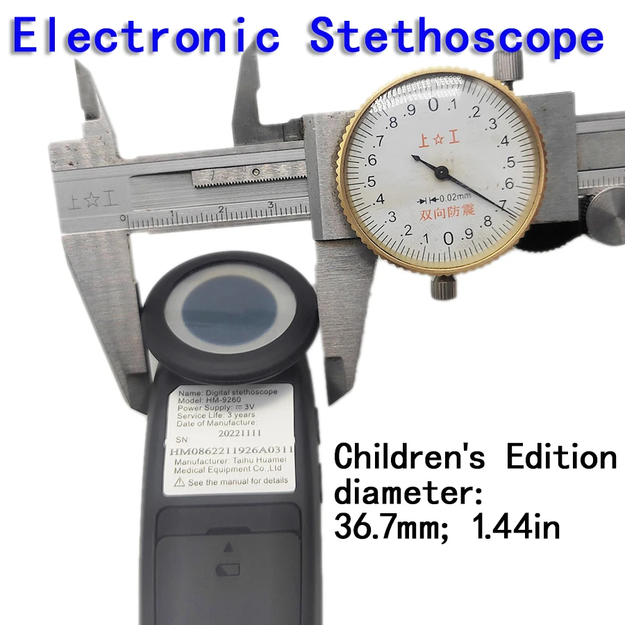 Kids Electronic Bluetooth Stethoscope, Medical Core, 40 Times Magnification, App Controlled, Stethoscope for Medical Sick Custom