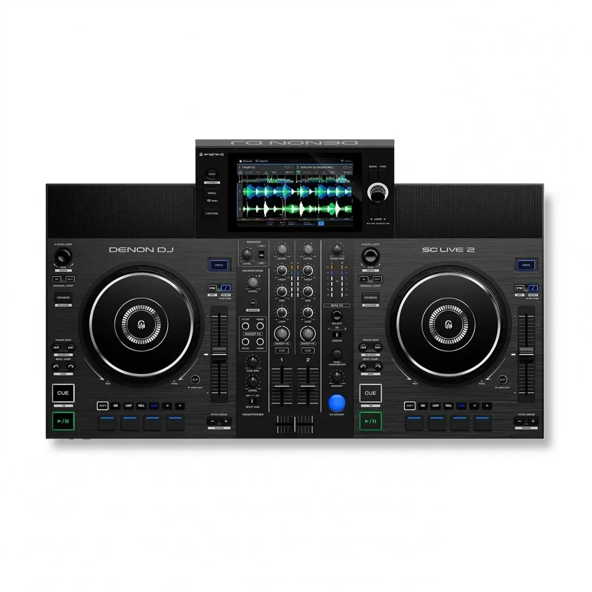 Descuento de verano del 50% VENTAS CALIENTES Denon DJ SC Live 2 Controlador de DJ independiente con auriculares HP1100