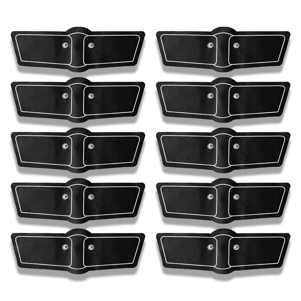 5/10Pcs EMS Massage Gel Patch Stimulator Neck Back Arm Abdominal Muscle Massager Training Replacement Stickers Slimming Massager