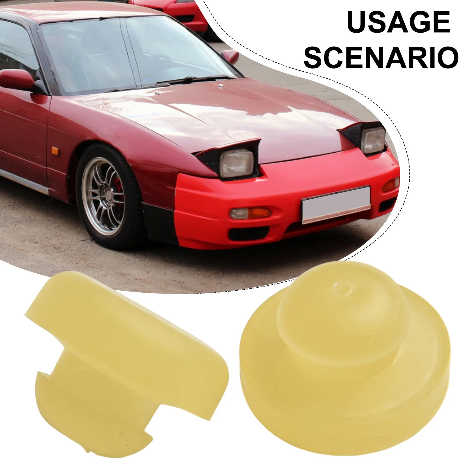 Hot Brake Pedal Stop Pad Pad 2 Pieces Direct Replacement Practical 46512-01R00 4651201R00 465845P010 46584S0100