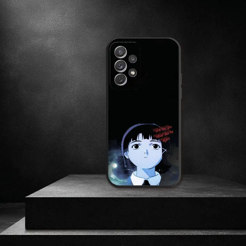 Чехол для телефона S-Serial Experiments자 для Samsung S 25,24,23,22,30,21,10,9,Ultra,Plus,Lite,FE,4,5G, черный мягкий чехол