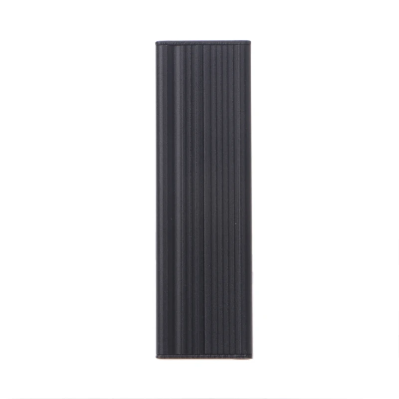 Boîtier noir en aluminium extrudé pour projet électronique DIY, 80x25x25mm, nouveau