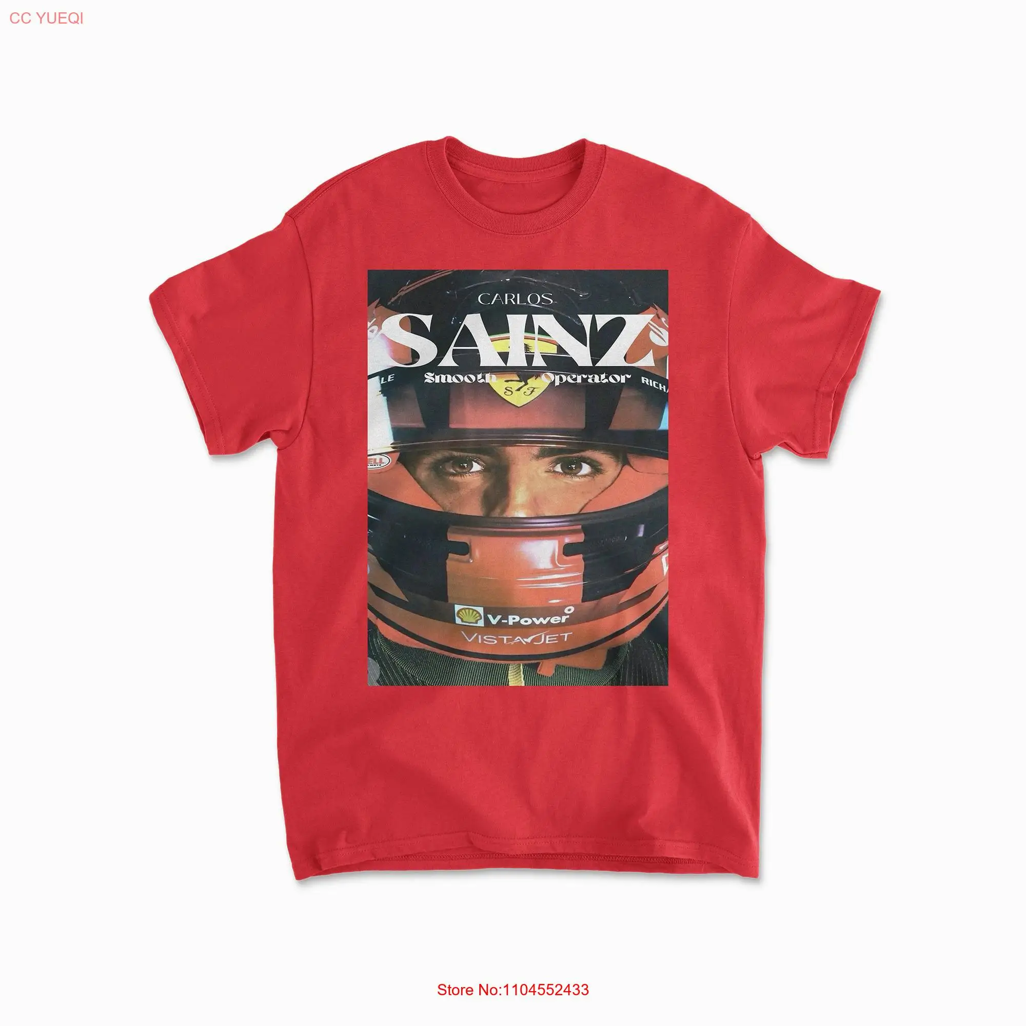 חולצת טי-שירט מושרשת בסגנון רייסינג דרייבר צוות מרץ מאוורר בגדי מוטורספורט וינטאג'