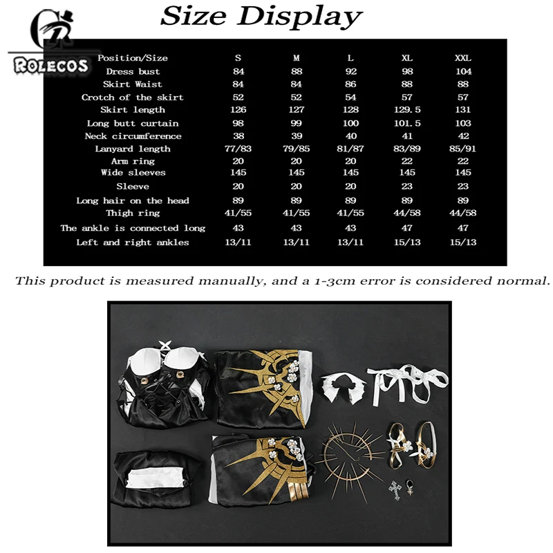 ROLECOS Game Azur Lane HMS Implacable Cosplay Costume Sexy Nun Uniform Women Halloween Party Role Play Wig Dress Outfit view 6