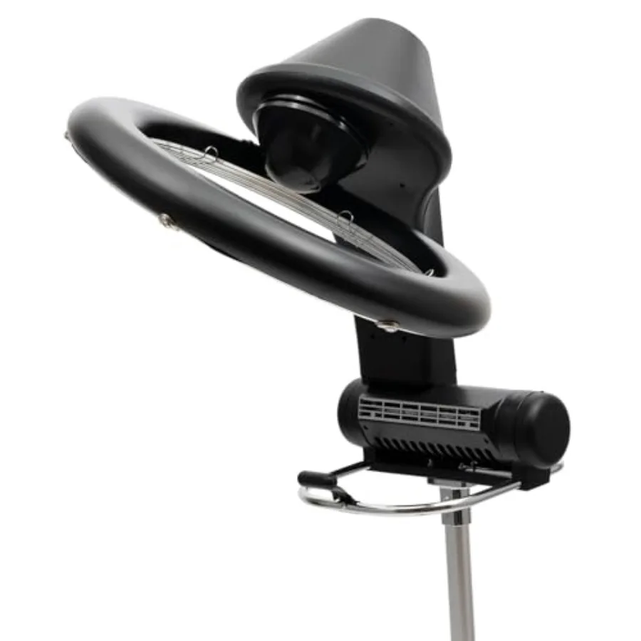 مجفف شعر 1200 وات بتقنية الأشعة تحت الحمراء للصالون والاستخدام المنزلي، 6 أوضاع قابلة للتعديل، تسخين فعال 360 درجة، ارتفاع قابل للتعديل #4