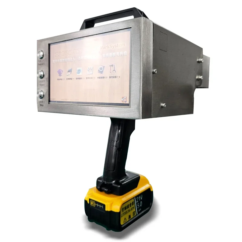 Portable Handheld Electric Marking Engraving Unit Metal Stamping Coding Machine for Mold Steel Cylinder Lettering Work
