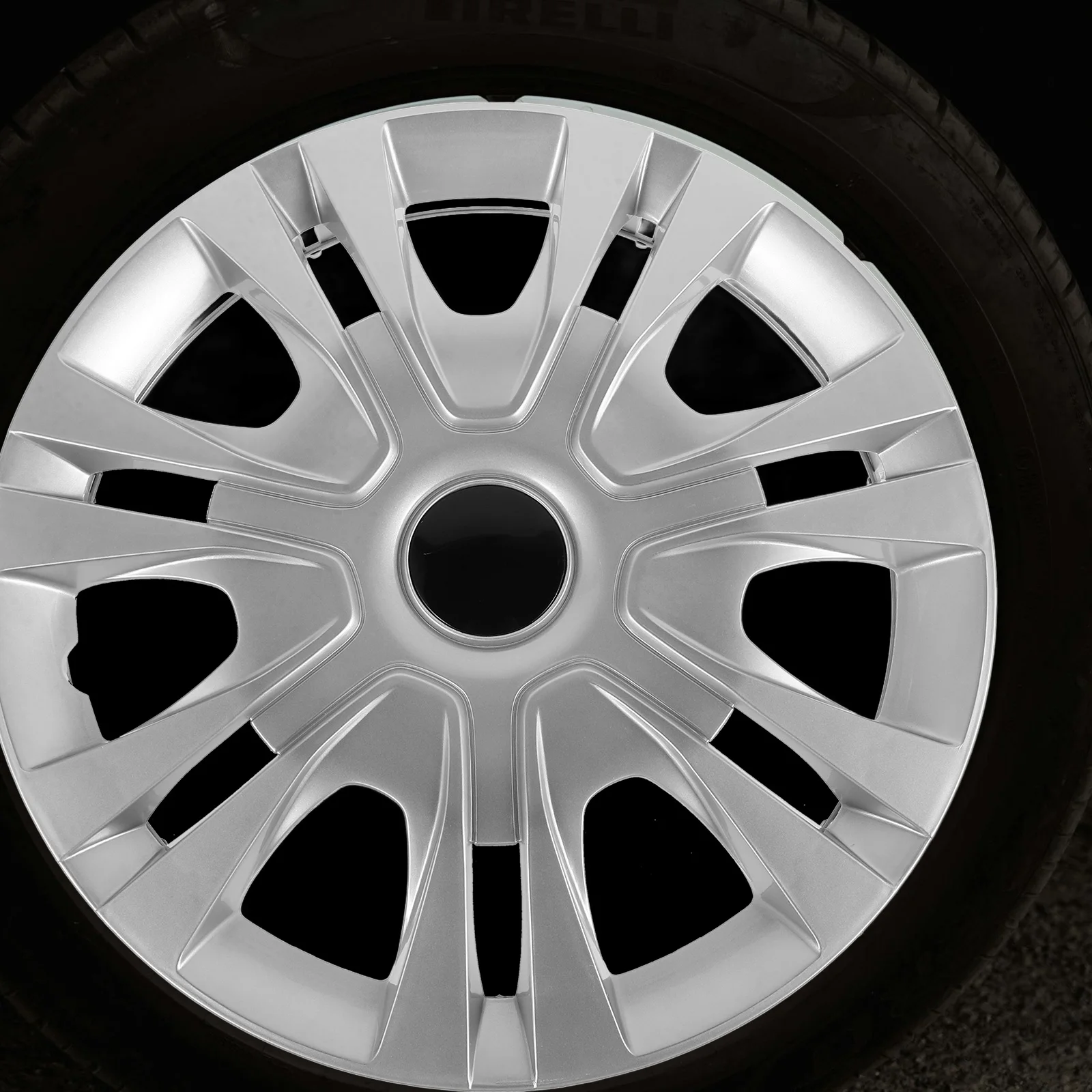 

1pcs 14 Inch Car Wheel Hub Center Caps Durable Stylish Design Easy Installation Universal Fit For Vehicle Truck Rv Trailer