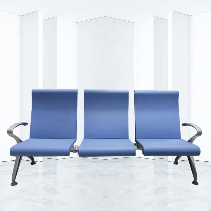 كرسي صف من مادة البولي يوريثين مكون من ثلاثة أشخاص وأربعة أشخاص في انتظار البنك ومحطة انتظار المستشفى كرسي راحة للمرضى الخارجي #2