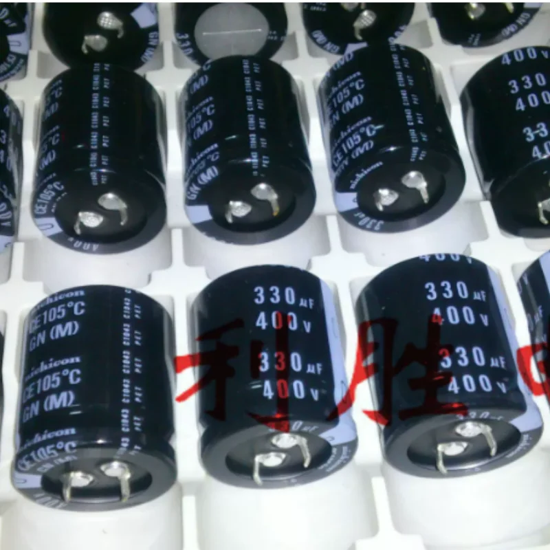 5PCS-30PCS  NICHICON Aluminum Electrolytic Capacitor 400V330UF 30X35 GN from Japan