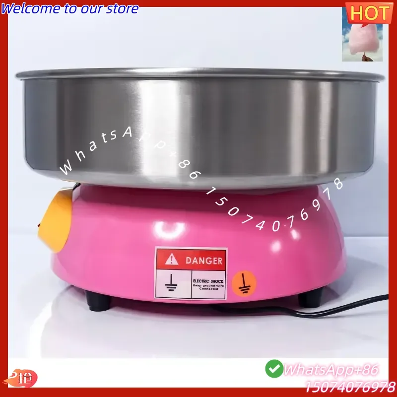 2026 110V 220V Portable Cotton Candy Cotton Machine Automatic Stainless Steel Cotton Candy Machine High Power Candy Floss