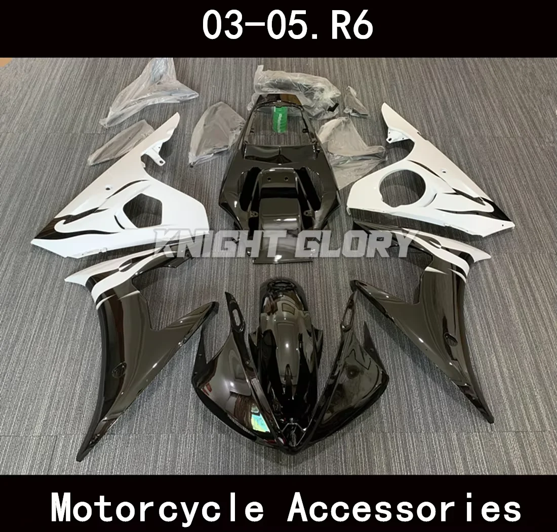 motorcycle parts for the YZF-R6 model, including those for the 2003 2004 2005 models. Body protection cover set.