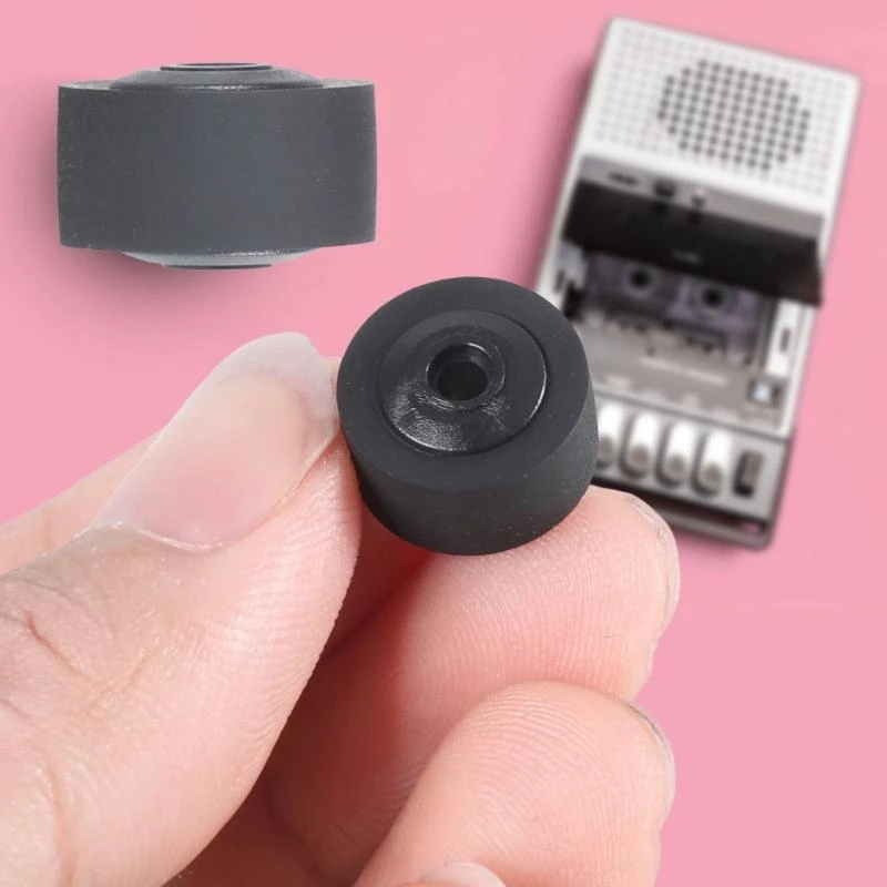 

Y2GD 5Pcs Roller Bearing Wheel Cassettes Tape Device Pressure Roller for Audios Pressure Roller for Recorder Radio Pressure