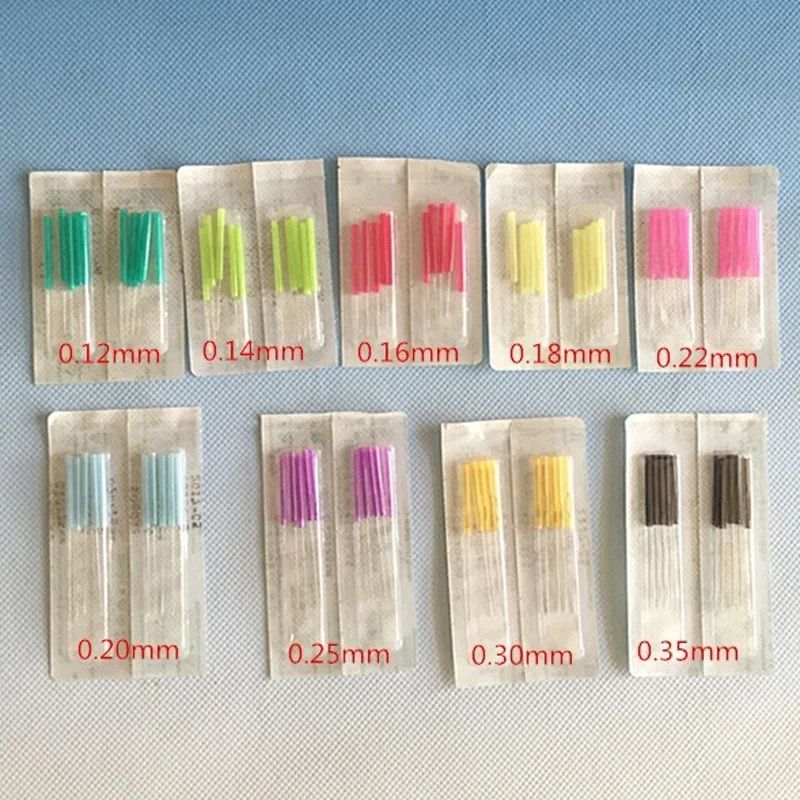 500 pcs disposable acupuncture needles 5PB Gasification Colored handle practice nedle sterilze Beauty filiform needle