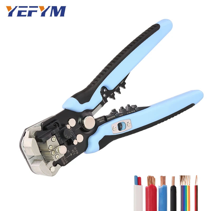 كماشة تجريد الأسلاك (0.25-10 مم2) 5 في 1 YES-1B أدوات أوتوماتيكية متعددة الوظائف لتجعيد وتقطيع وتقسيم الأسلاك