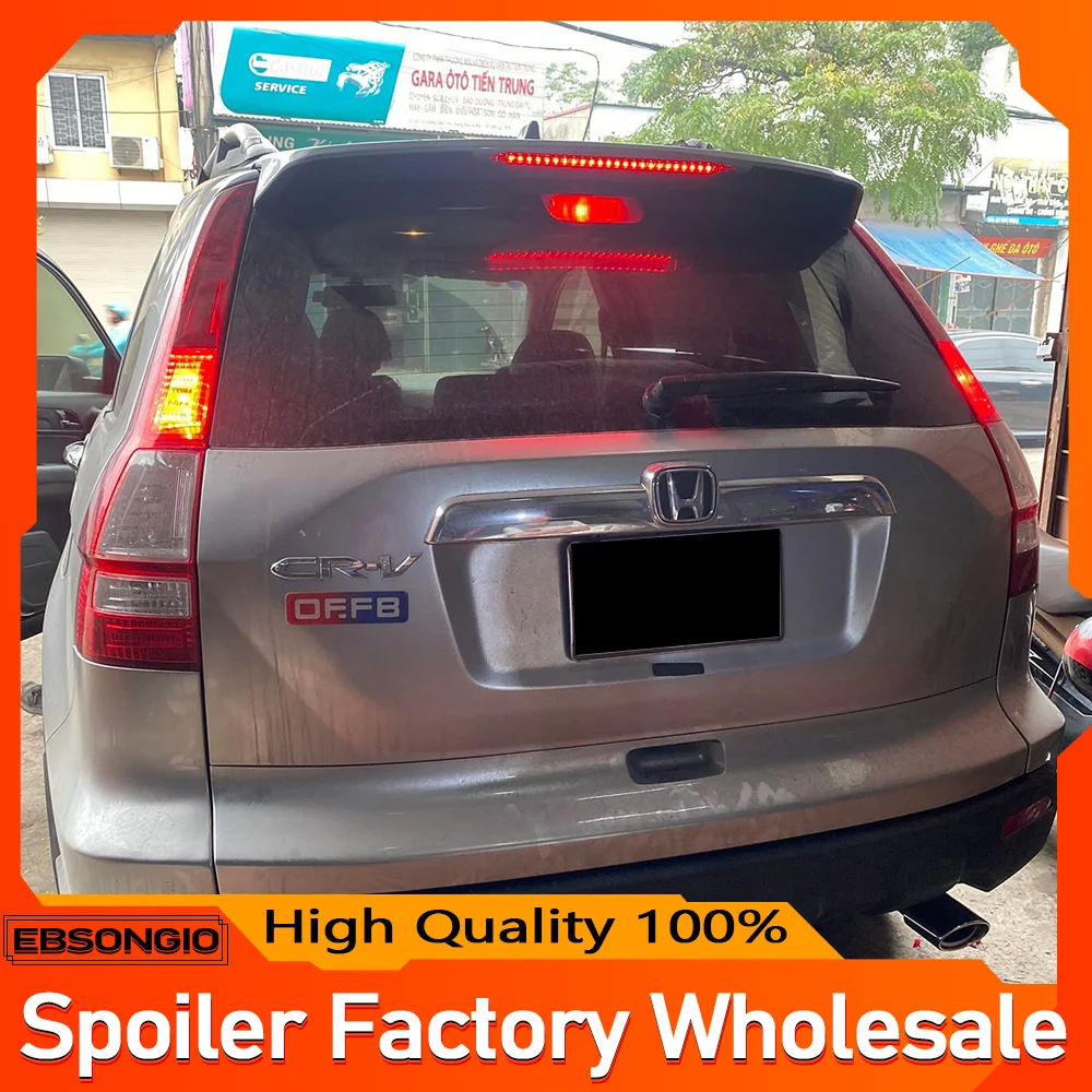 

Для Honda CRV CR-V 2007 2008 2009 2010 2011 АБС-пластик с подсветкой, заднее крыло багажника, спойлер на крышу, украшение, Стайлинг автомобиля