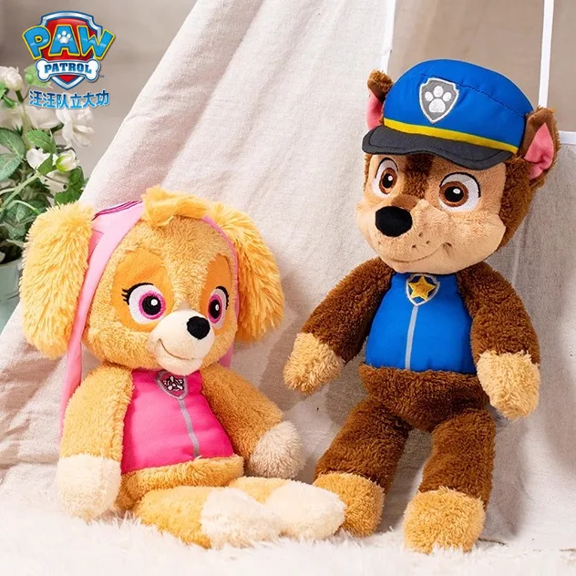 100% Genuine Paw Patrol 30cm 11.8'' Portable Plush Toy Chase Skye Marshall Rubble Cartoon Stuffed Animals Children Birthday Gift
