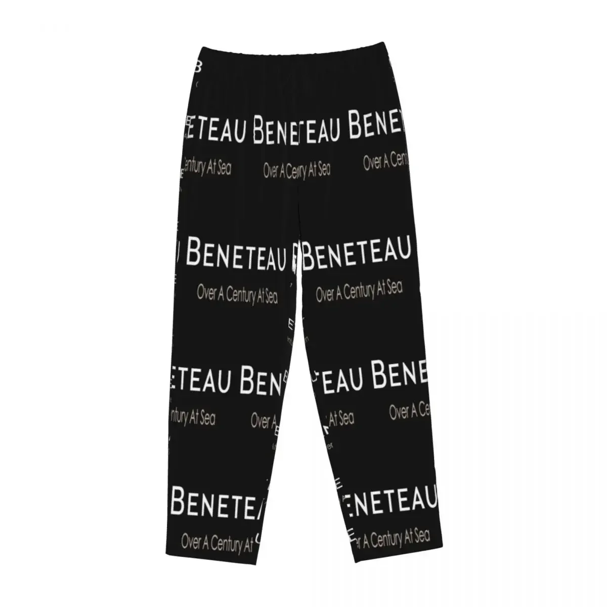 Custom Beneteau Sailboat Sailing Yacht POCKET SIDE Women Pajama Pants Lounge Sleep Sleepwear Bottoms with Pockets