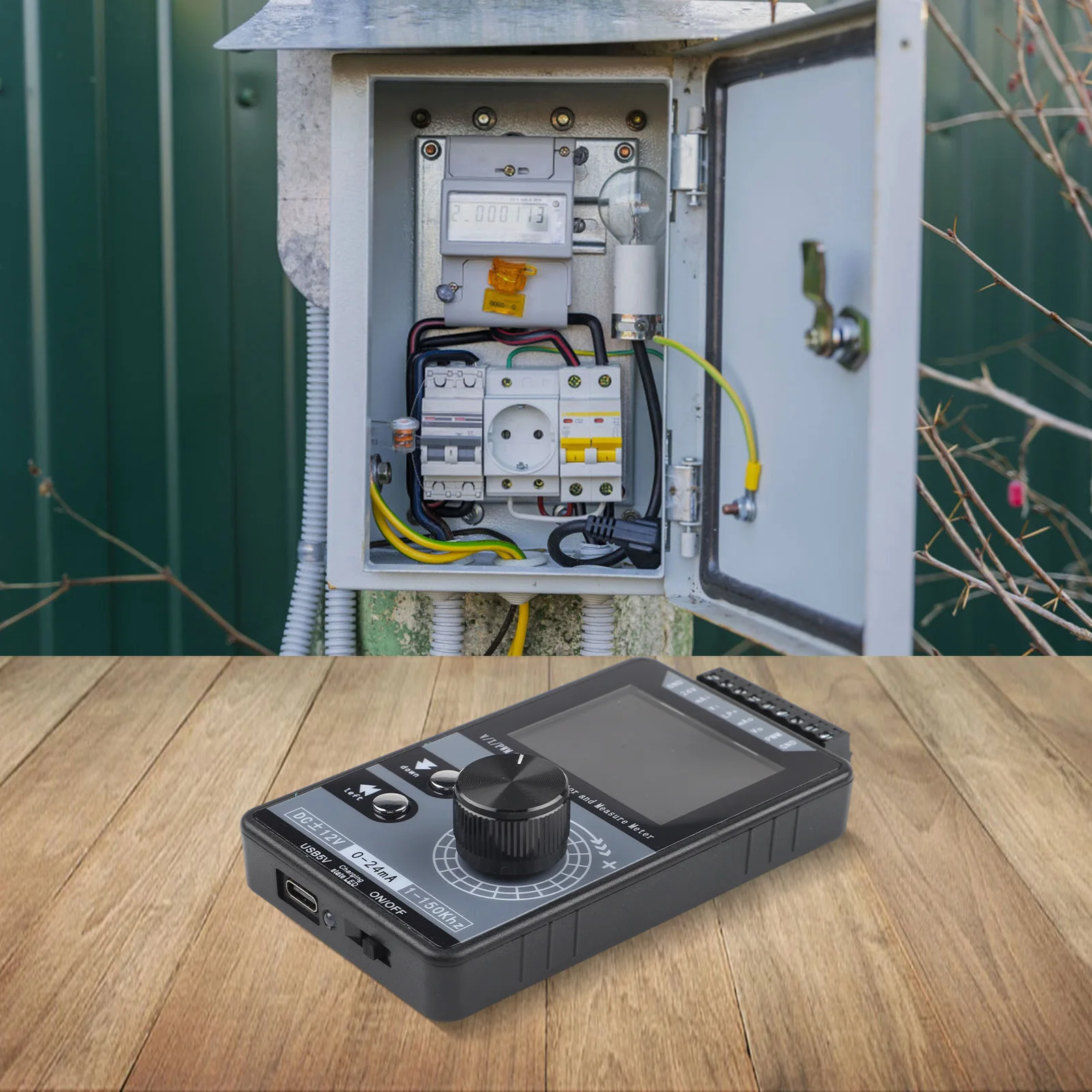 

Ручной источник тока генератора импульсных сигналов для тестирования оборудования с крупной и точной регулировкой и точным выходом напряжения.